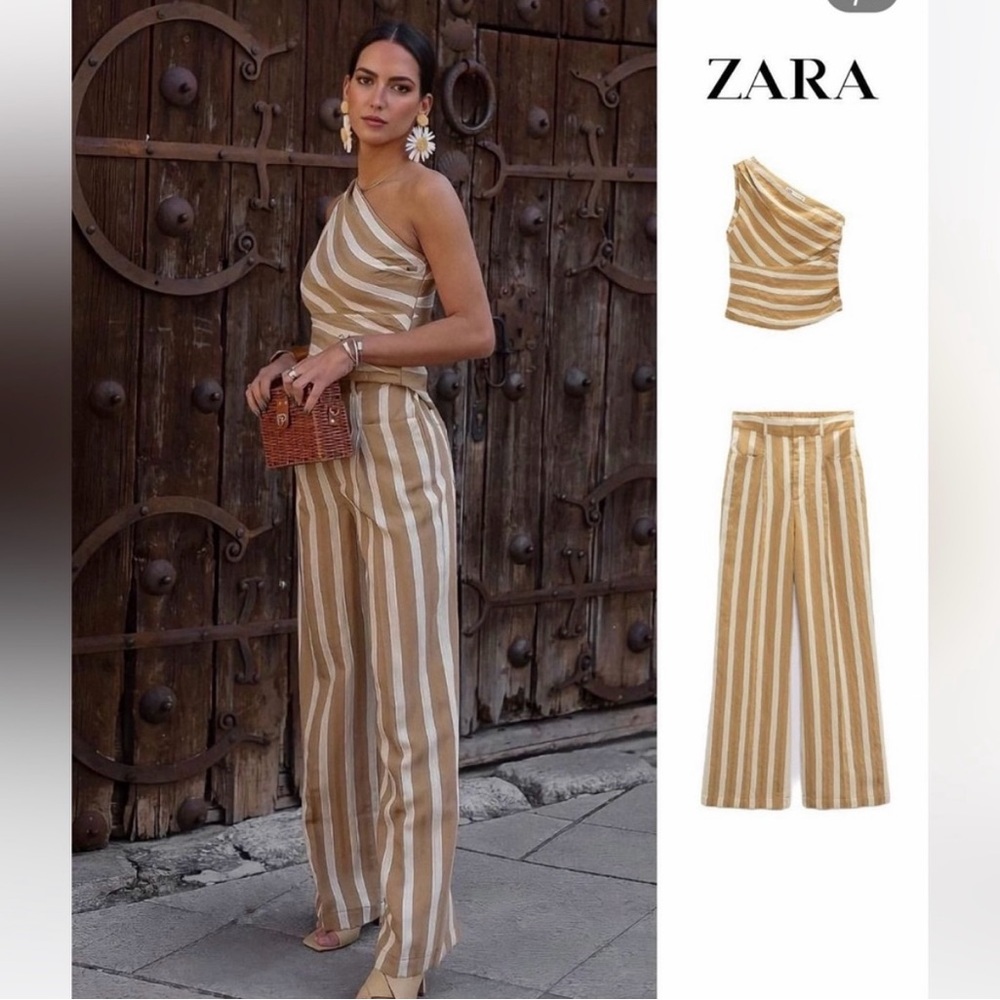 ZARA Wide Leg Jacquard (SET)